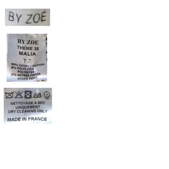 BY ZOE Red/Cream Distressed Hem Front Hook Blazer - Picture 4 of 4